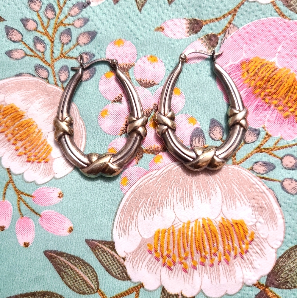 Silver Earrings stamped 925